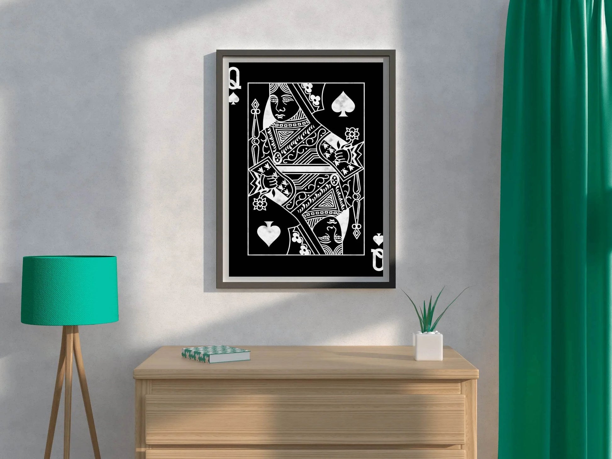 Queen of Spades Wall Art - beink online art store