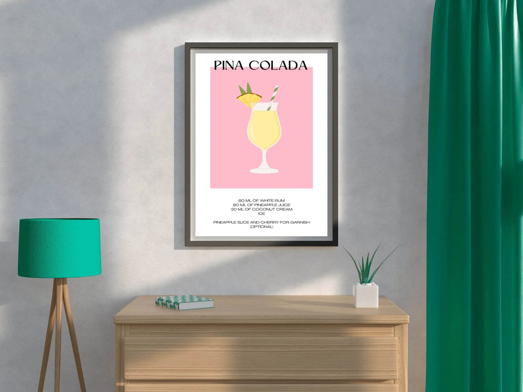 Pina Colada lemon Wall Art - beink online art store