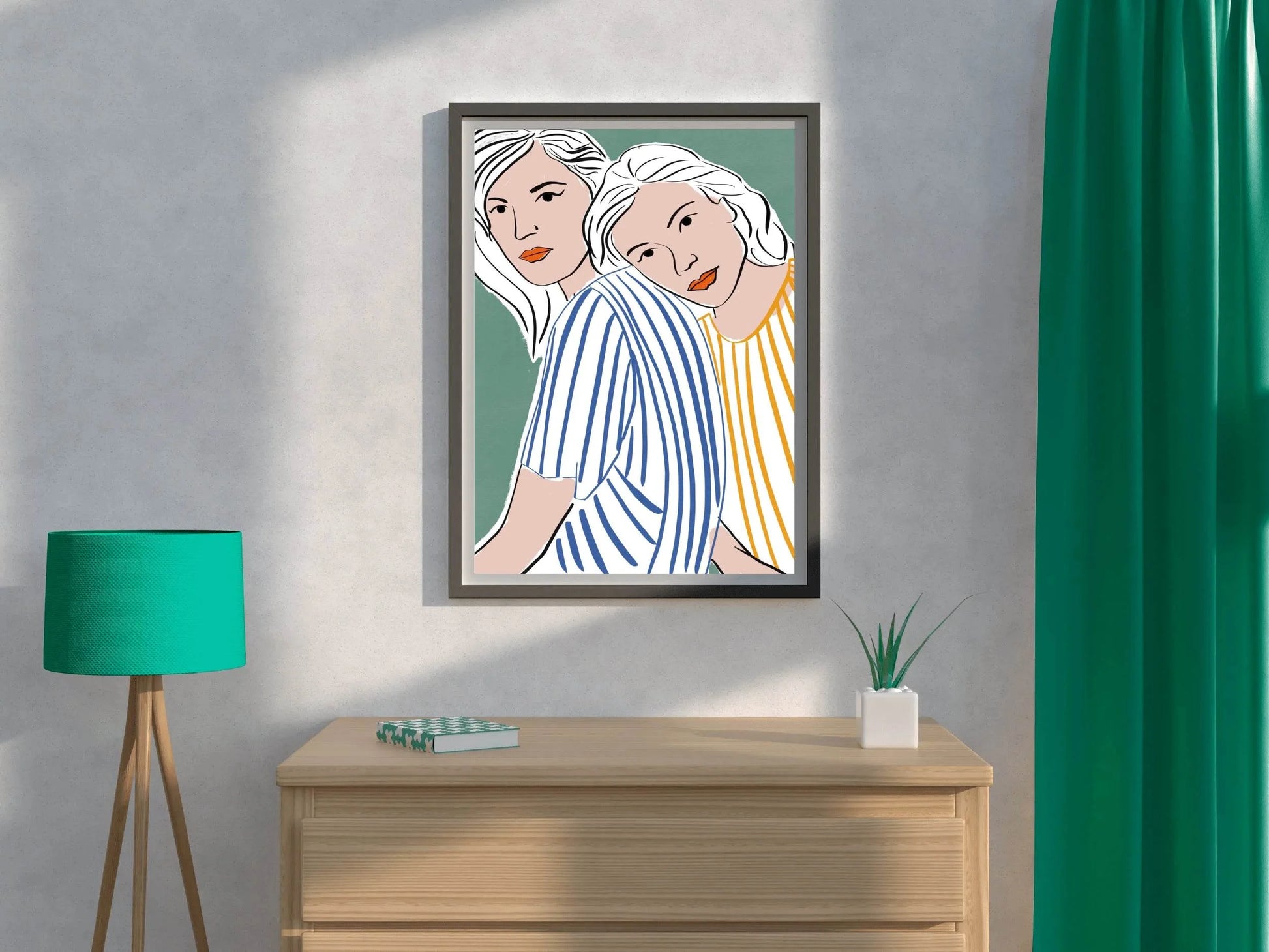 Contemporary Female Wall Art - beink online art store