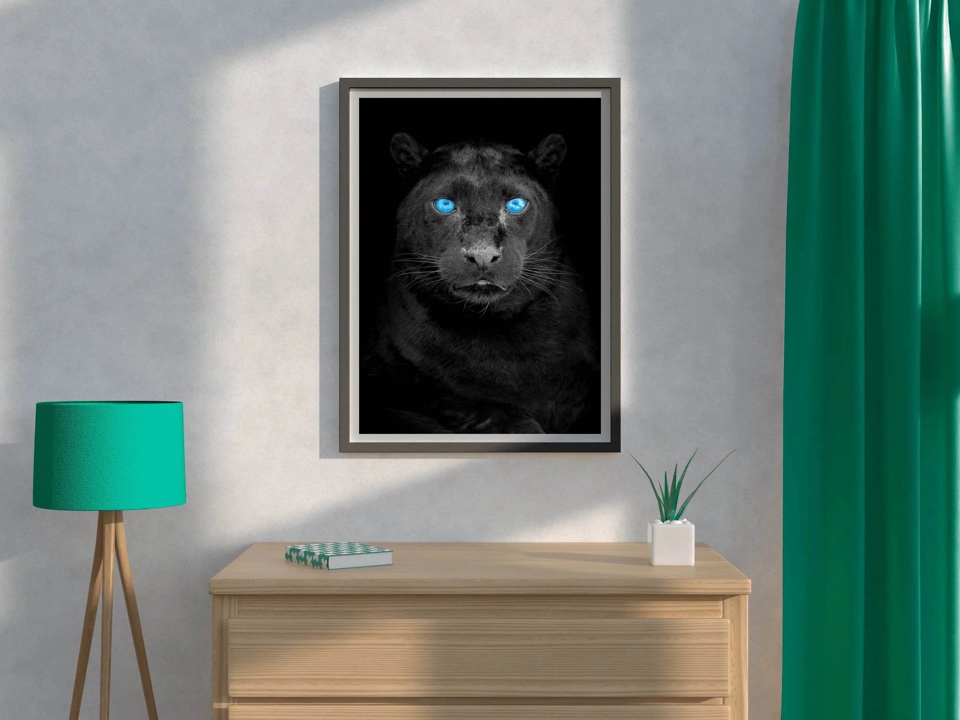 Black Panther Animal Wall Art - beink online art store