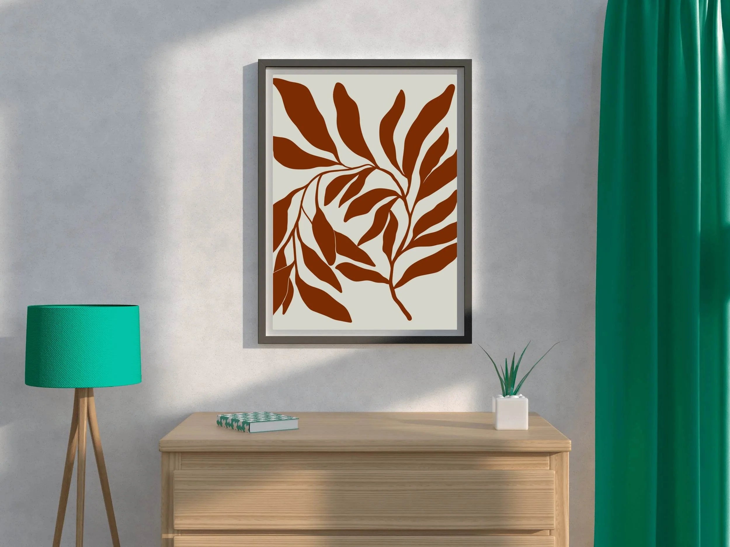 Octopus Leaves Wall Art - beink online art store
