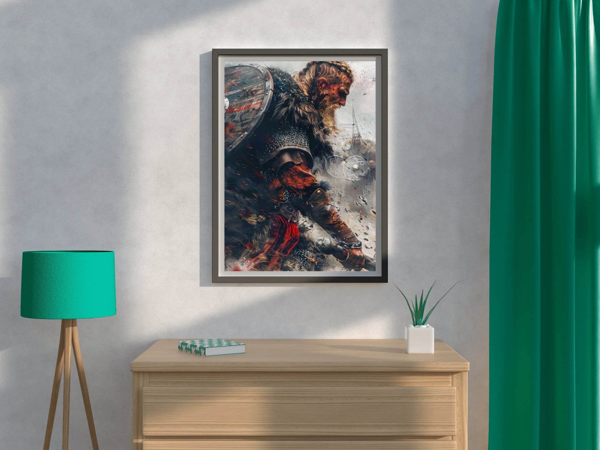 Viking Warrior Digital Art - beink online art store