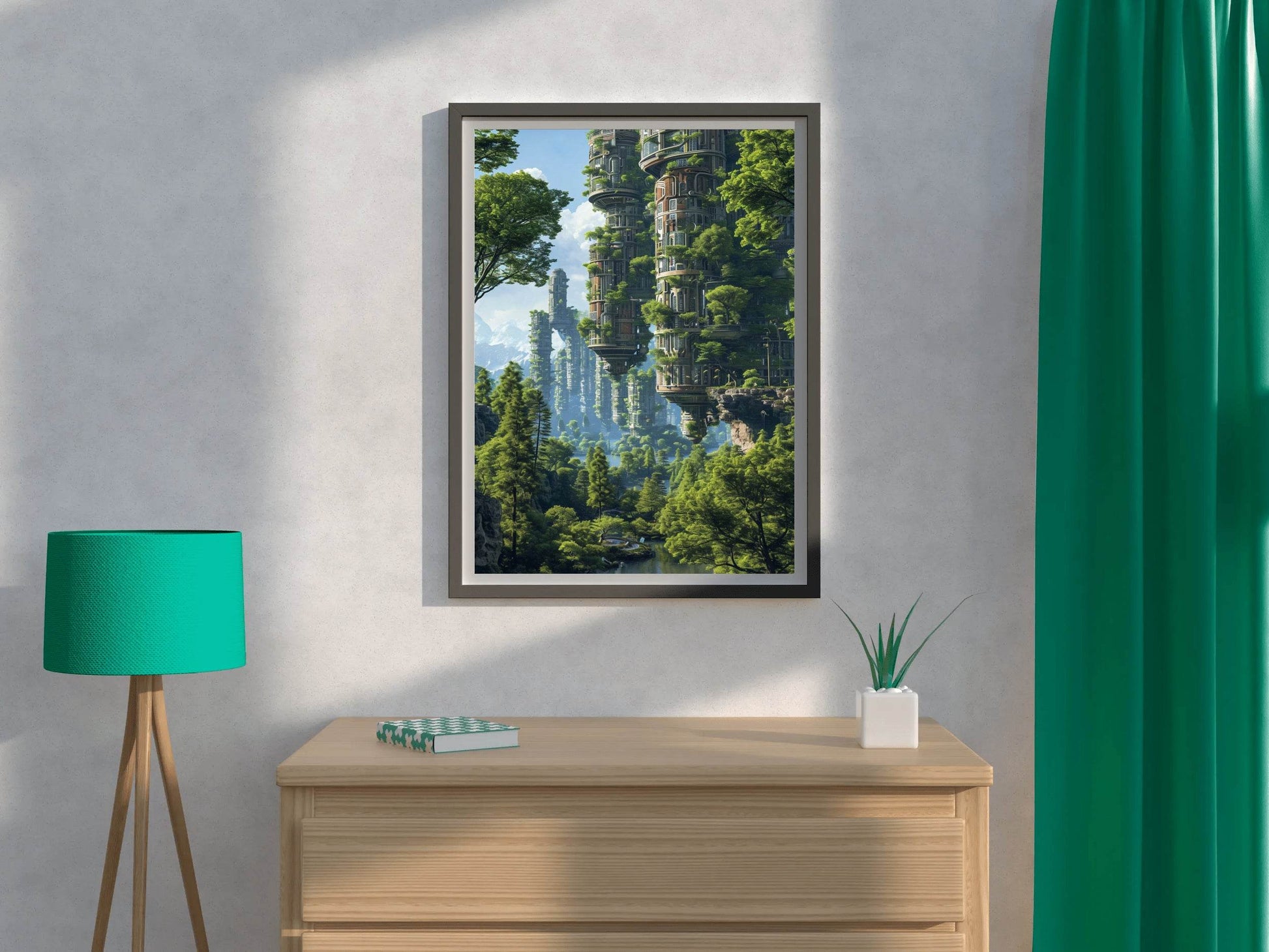 Lush Hanging Forest Wall Art - beink online art store