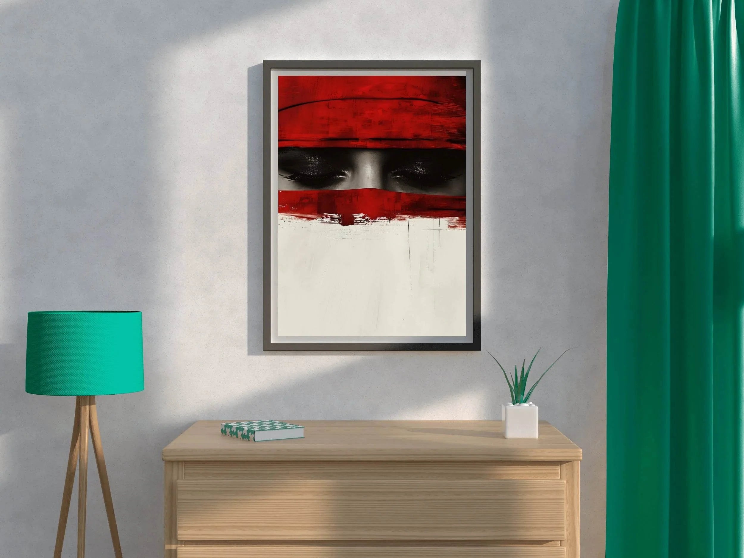 Painting Protesting Violence Against Women - beink online art store