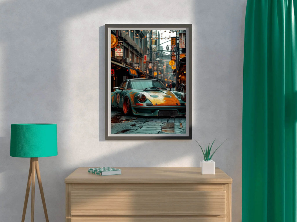 Porsche RSR Turbo Wall Art - beink online art store