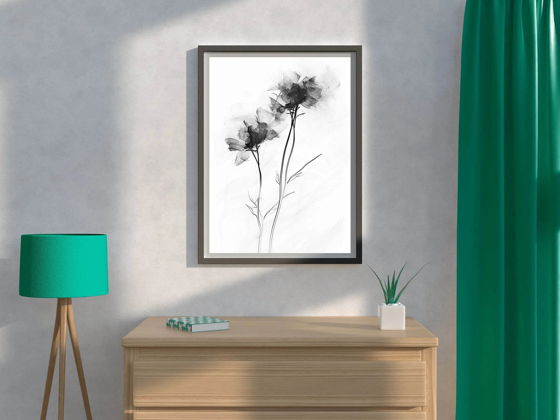 Watercolor Dynamic Petals Wall Art - beink online art store