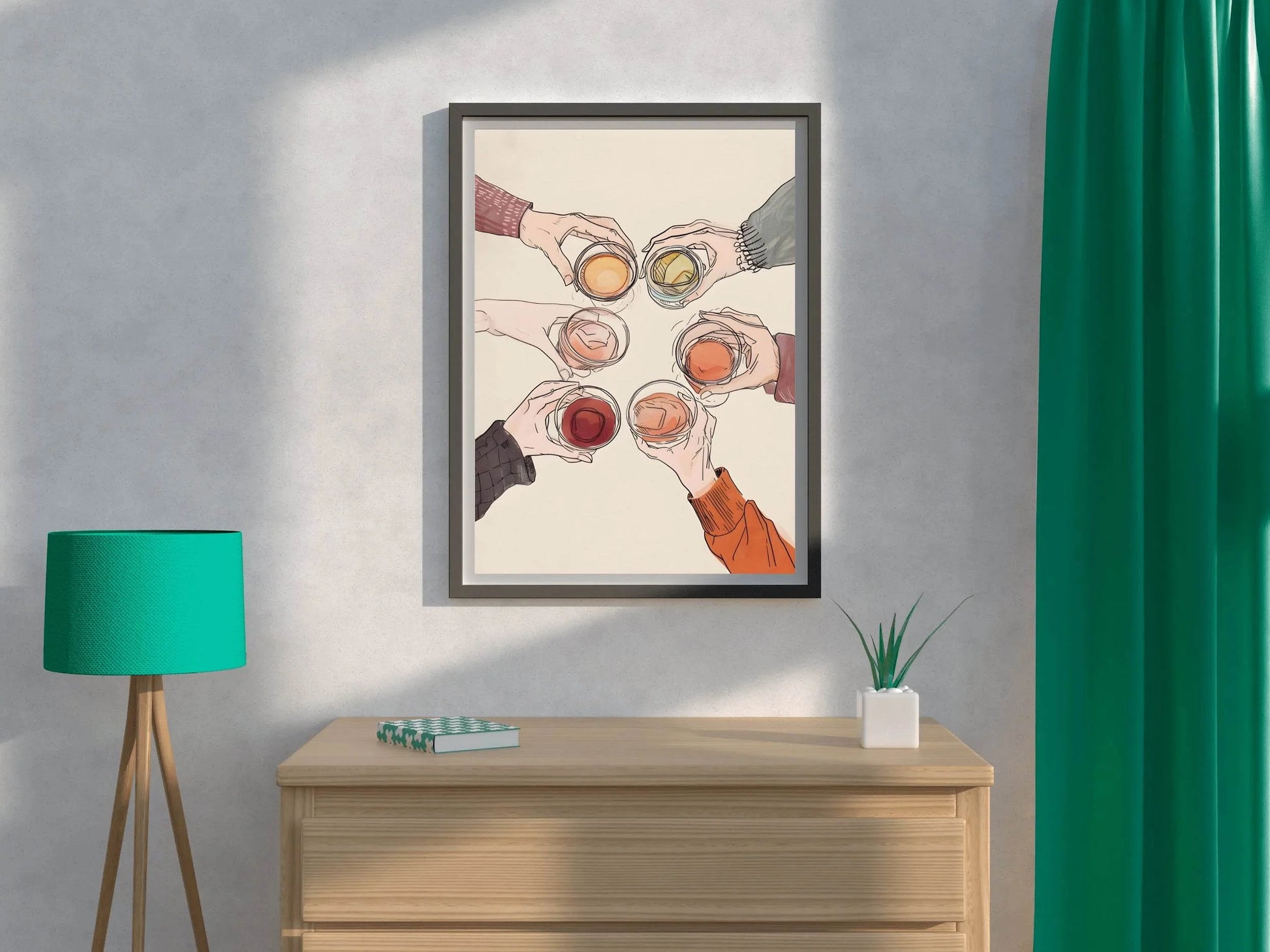 Vixie Cocktail Party Wall Art - beink online art store