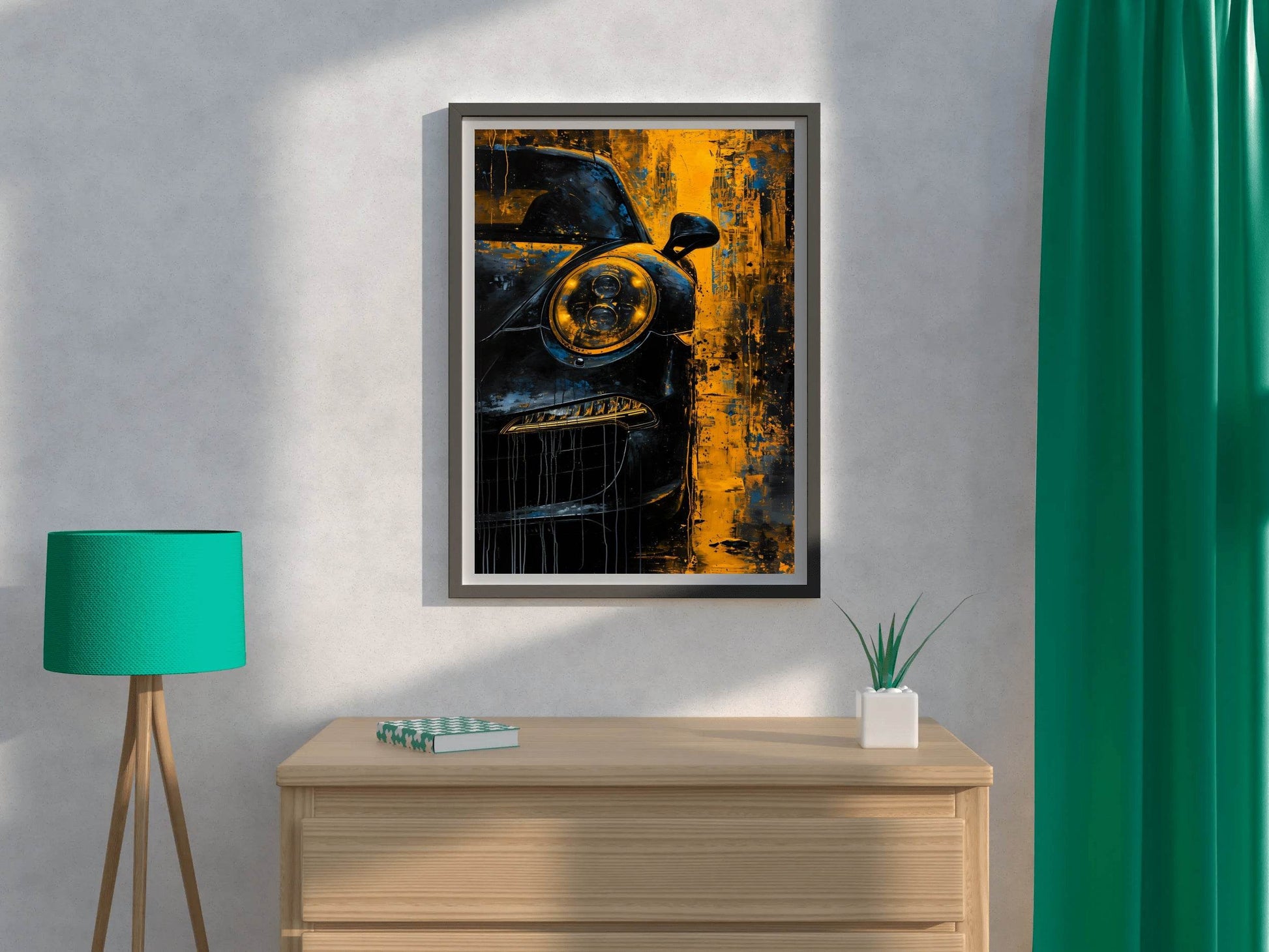 Porsche 911 Turbo GT Canvas Wall Art - beink online art store