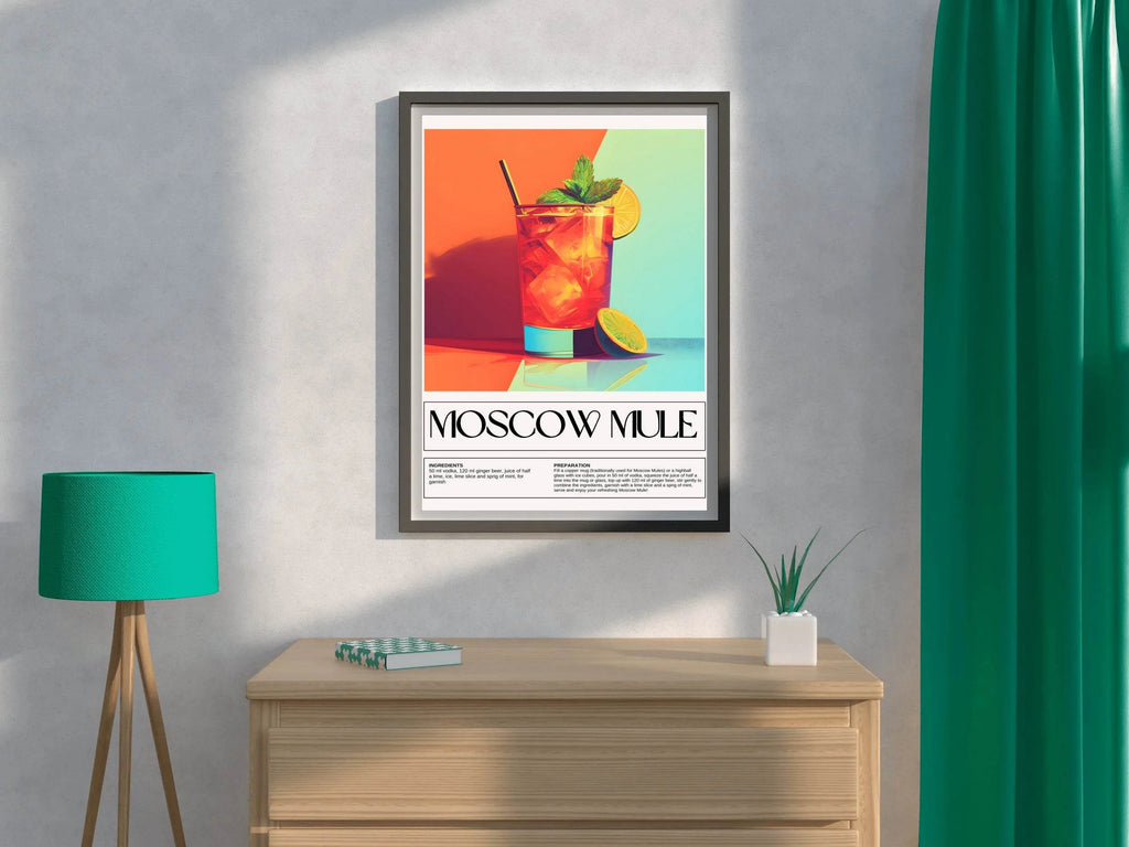 Classic Moscow Mule Wall Art - beink online art store