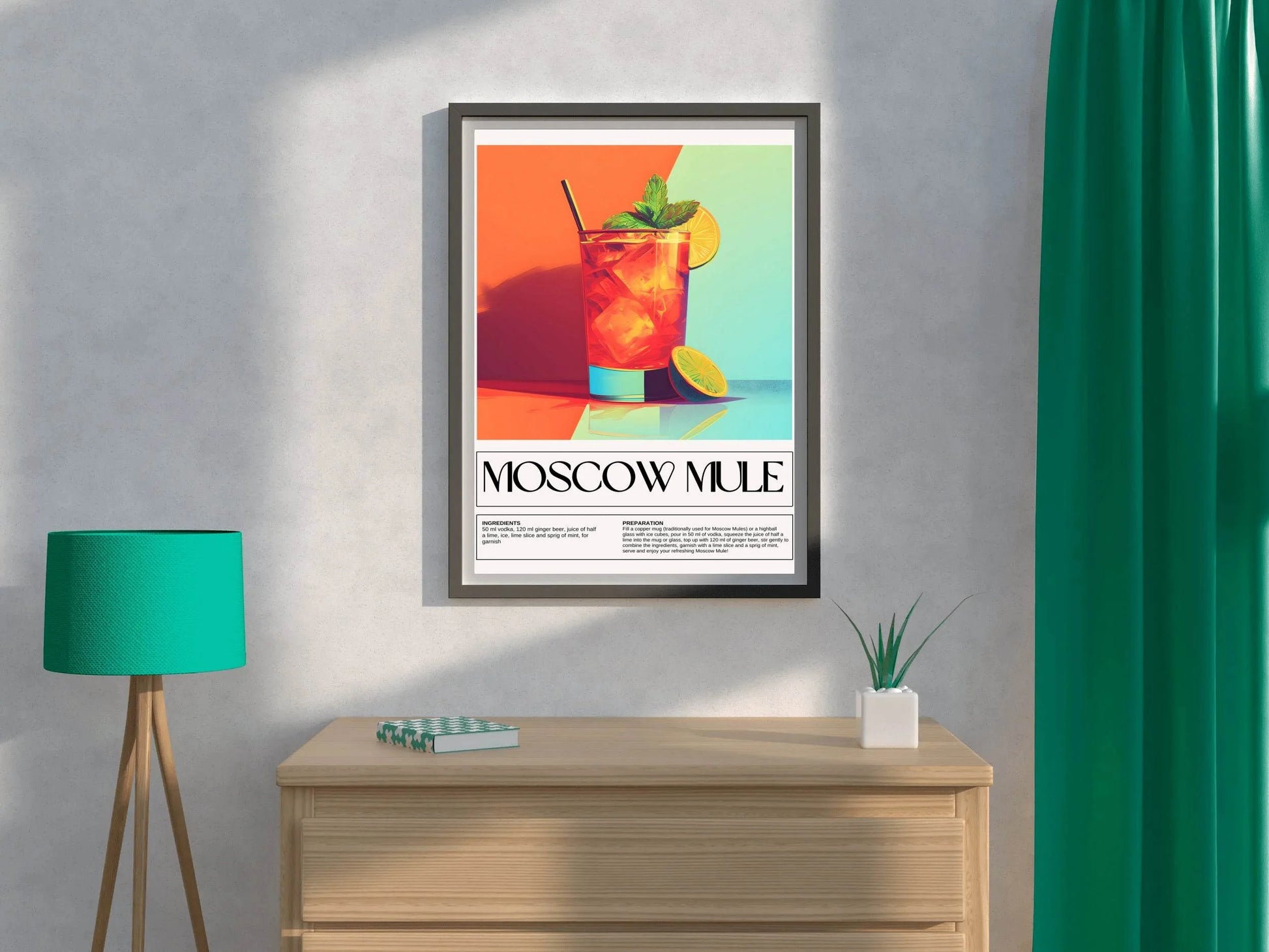 Classic Moscow Mule Wall Art - beink online art store