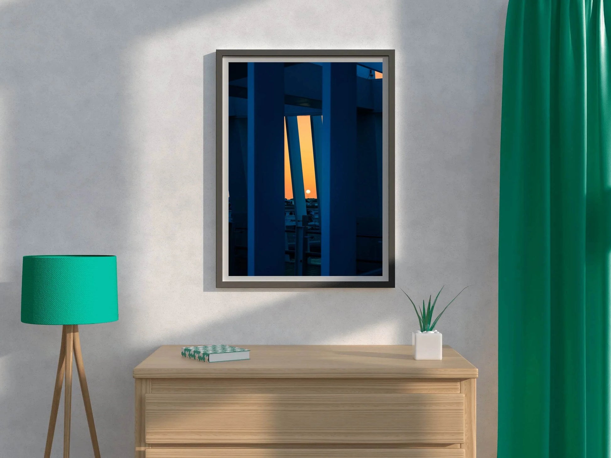 A Sneaking Sunset Wall Art - beink online art store