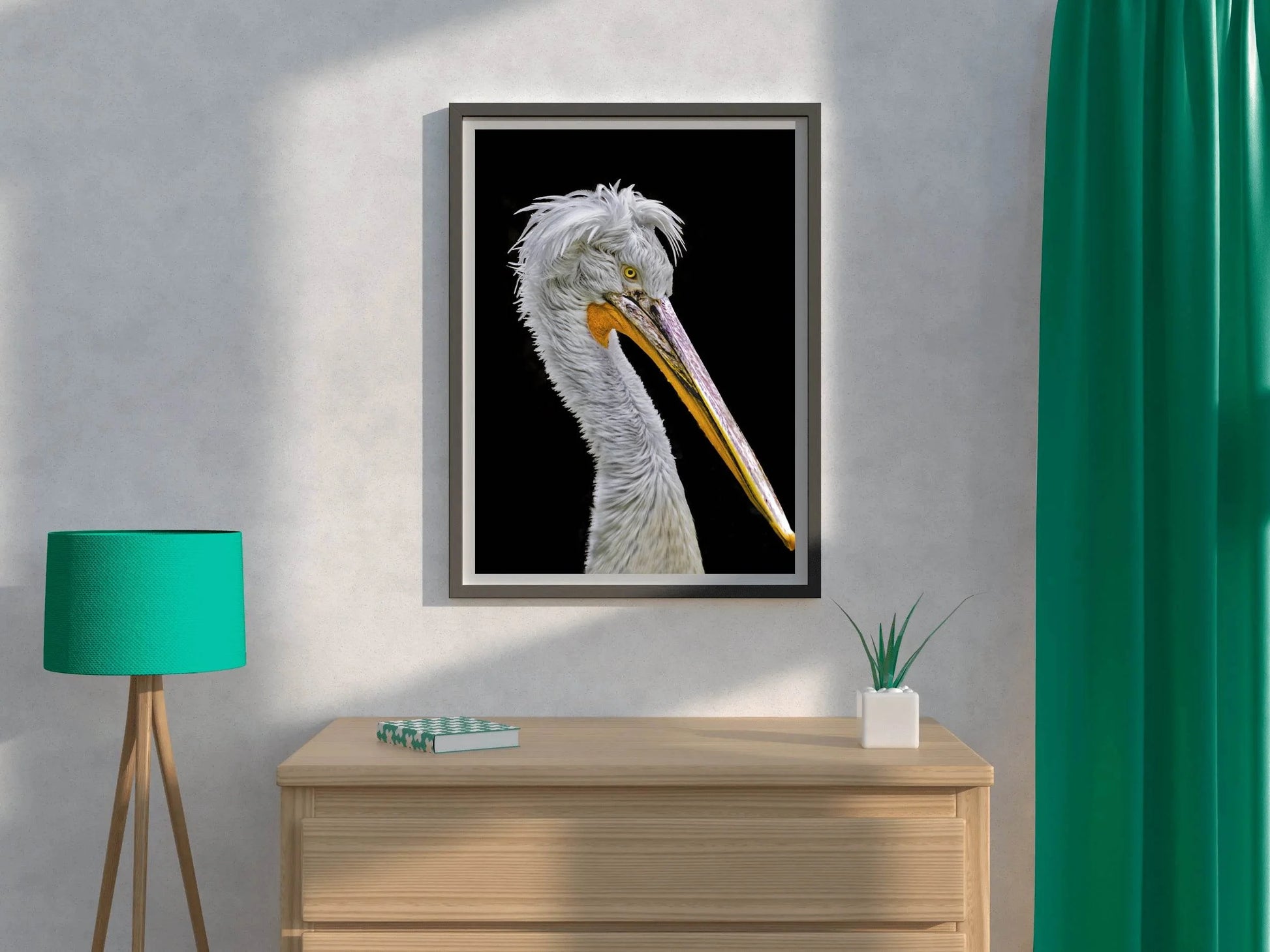 Picture of White Dalmatian Pelican - beink online art store