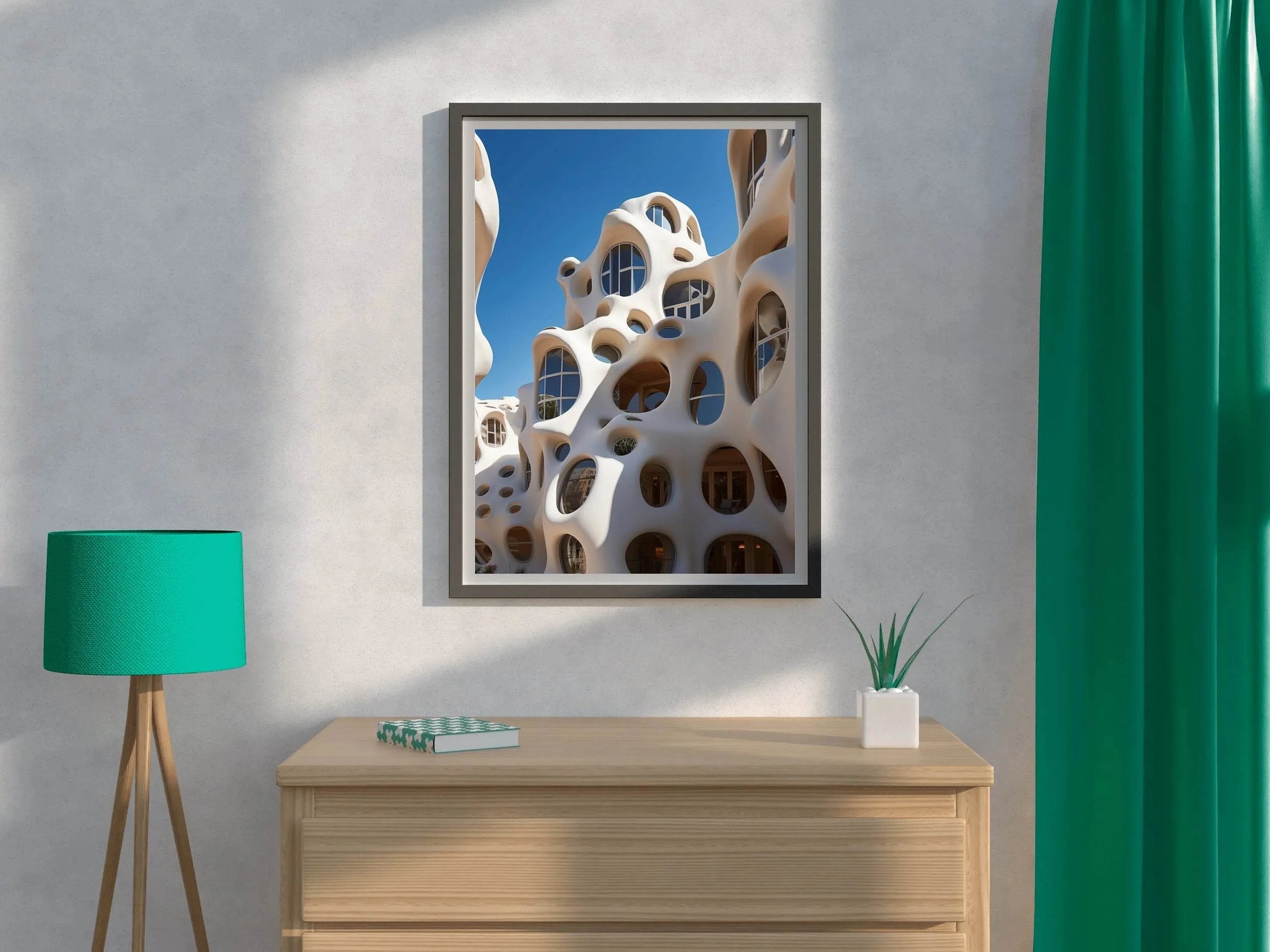 Stacked Houses In South Wall Art - beink online art store