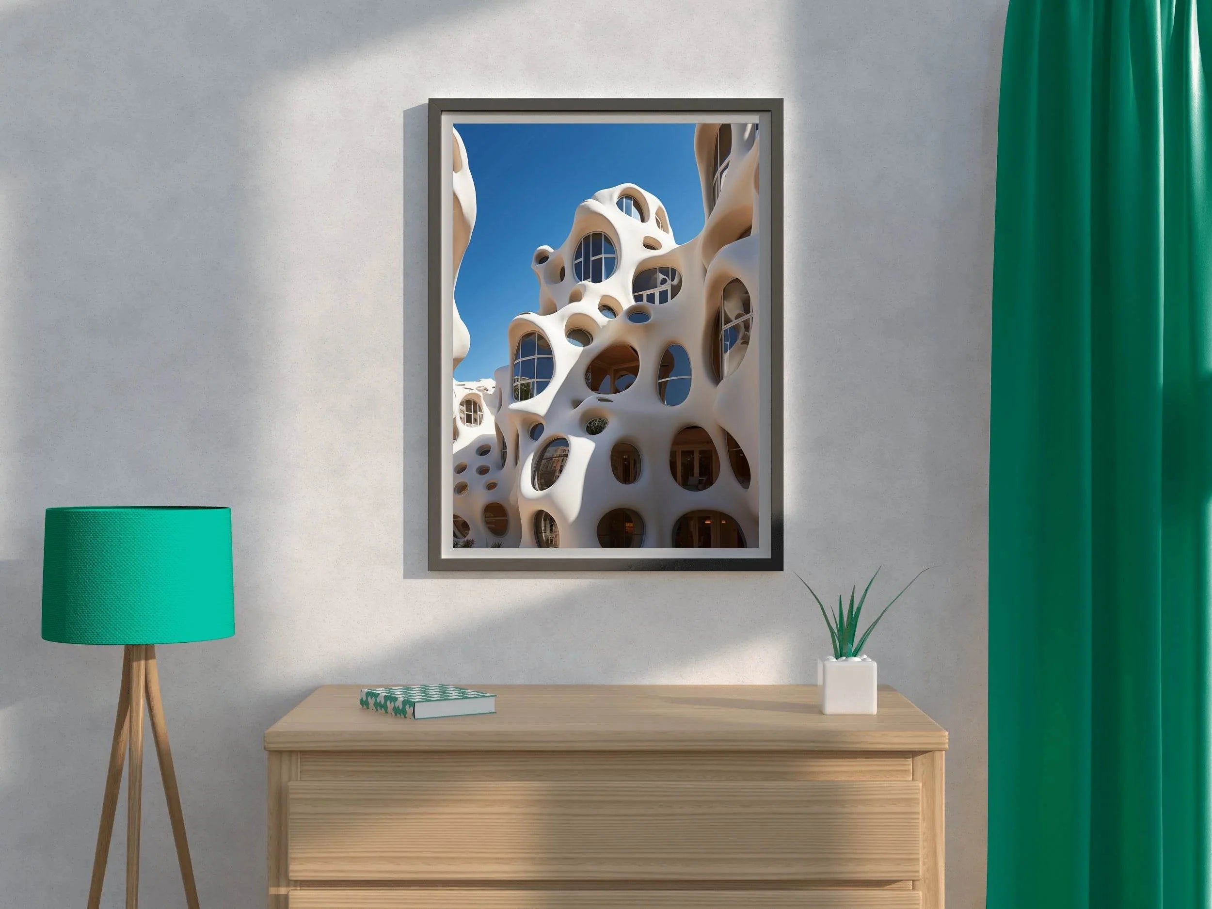 Stacked Houses In South Wall Art - beink online art store