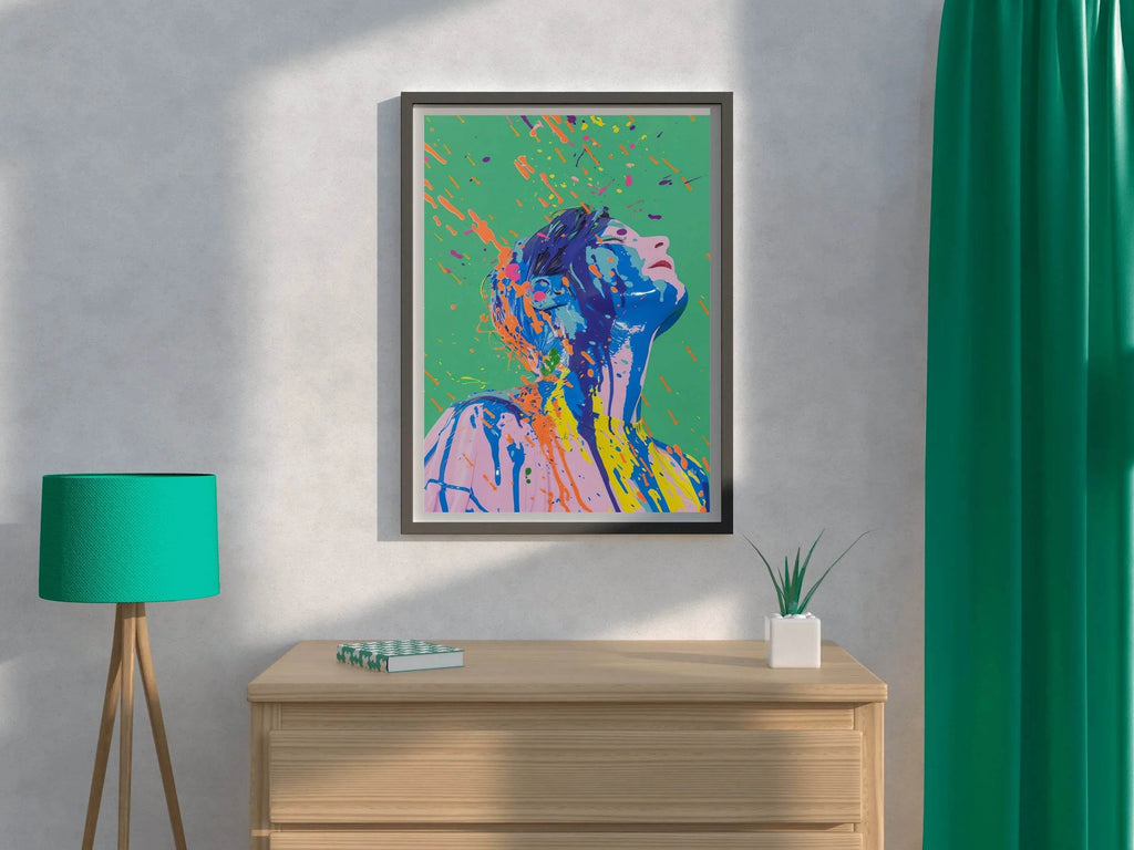 Splashed Dreams Modern Wall Art - beink online art store