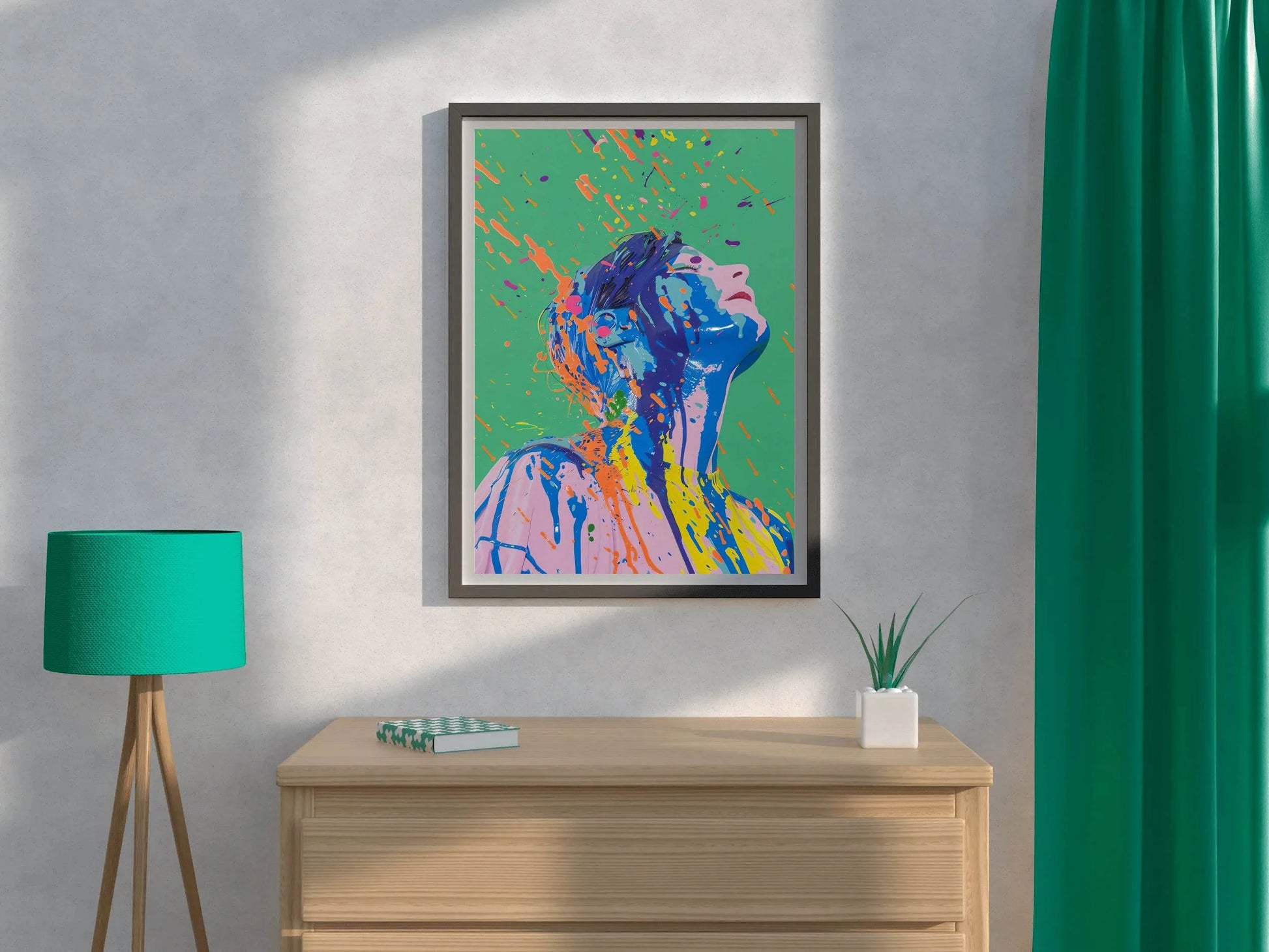 Splashed Dreams Modern Wall Art - beink online art store