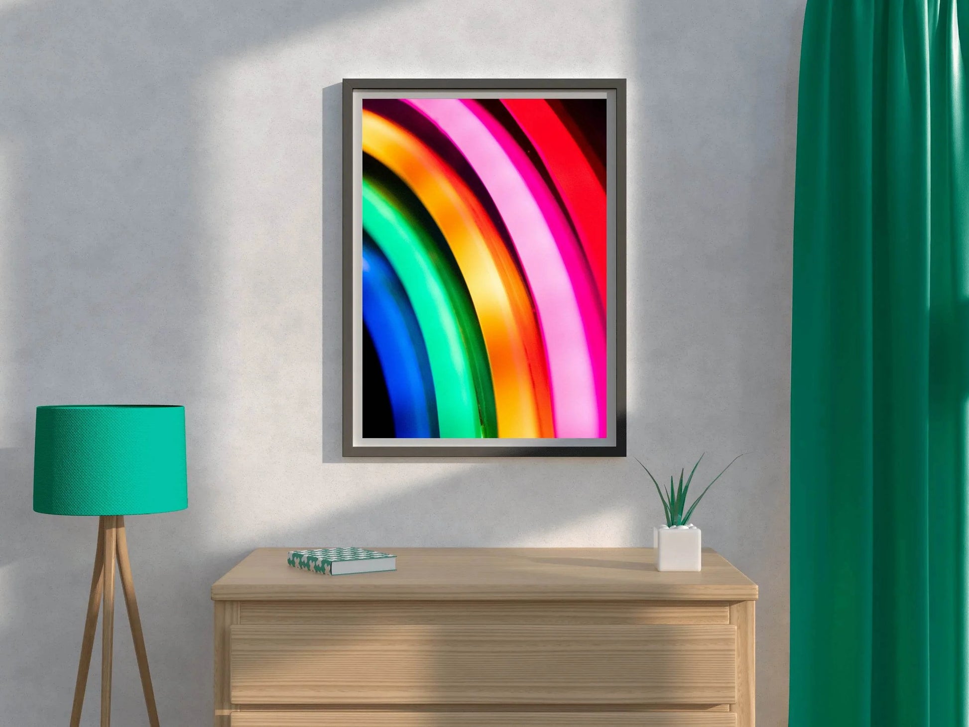Multicolor Lines Abstract Wall Art - beink online art store