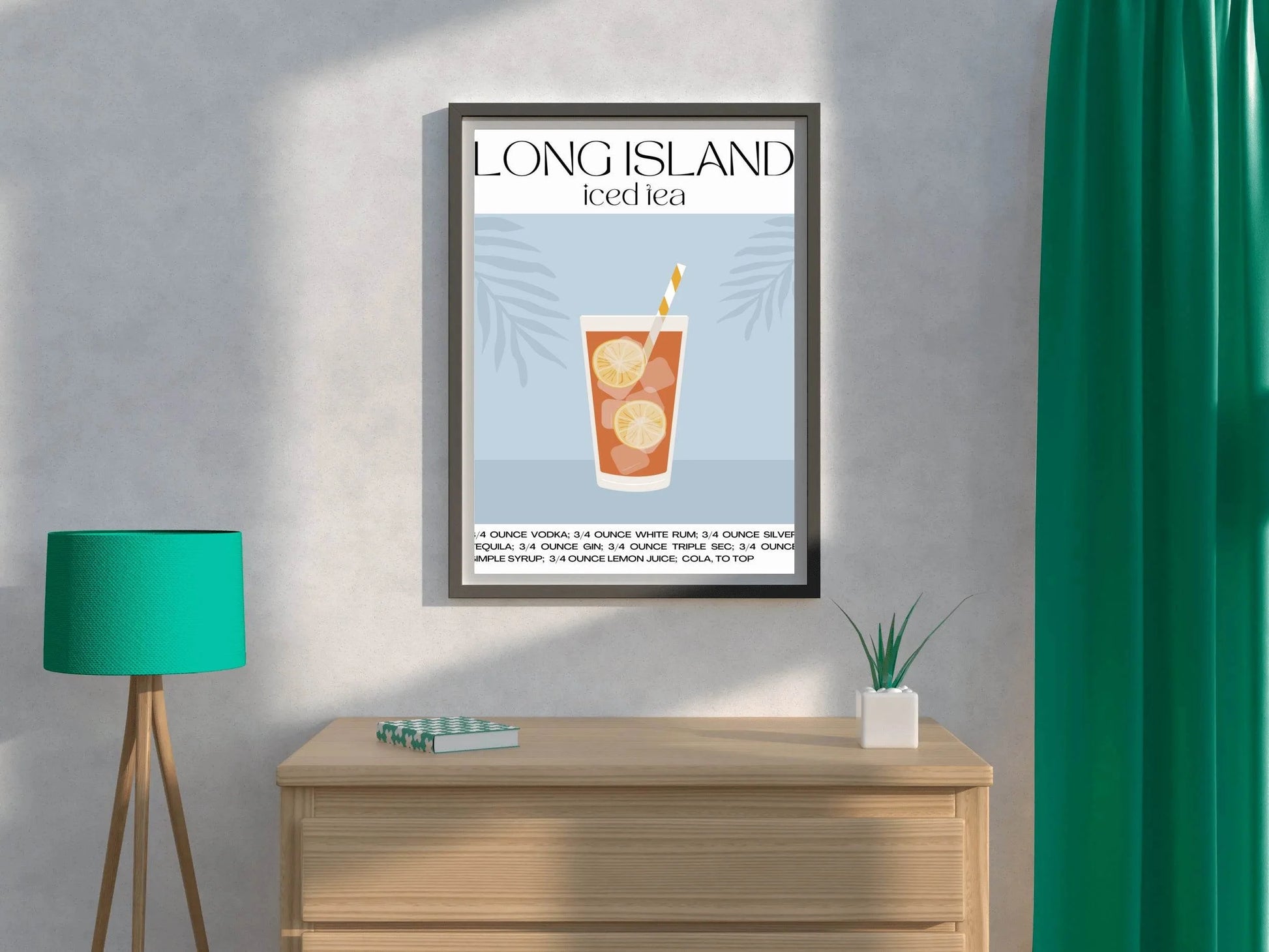 Long Island Iced Tea Wall Art - beink online art store