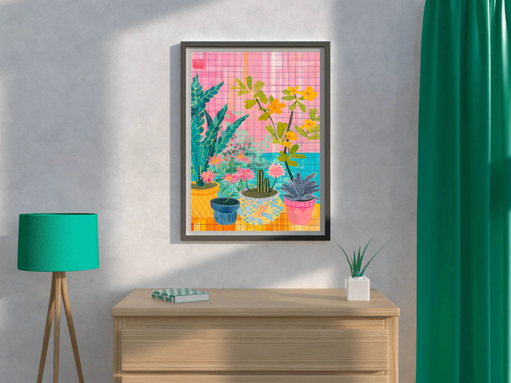 Potted Paradise Digital Art - beink online art store