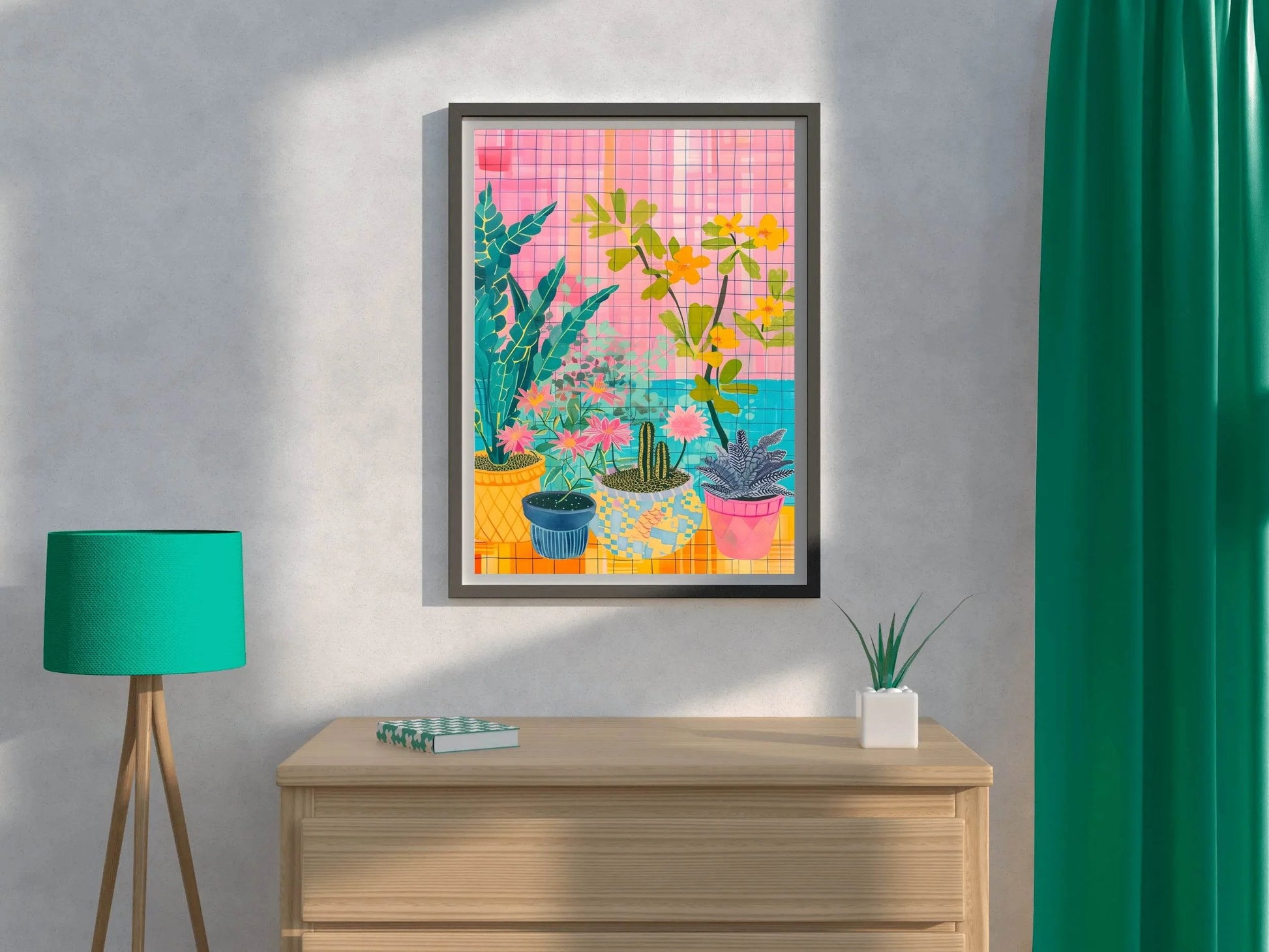 Potted Paradise Digital Art - beink online art store