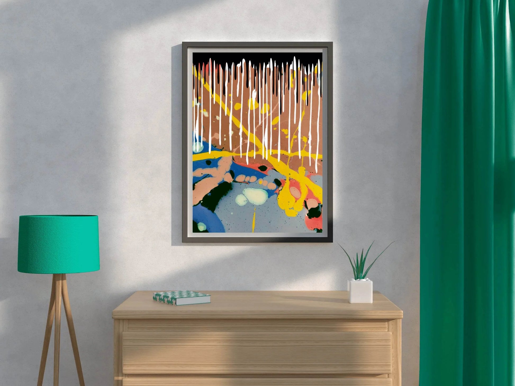 Cascade Watercolor Wall Art - beink online art store