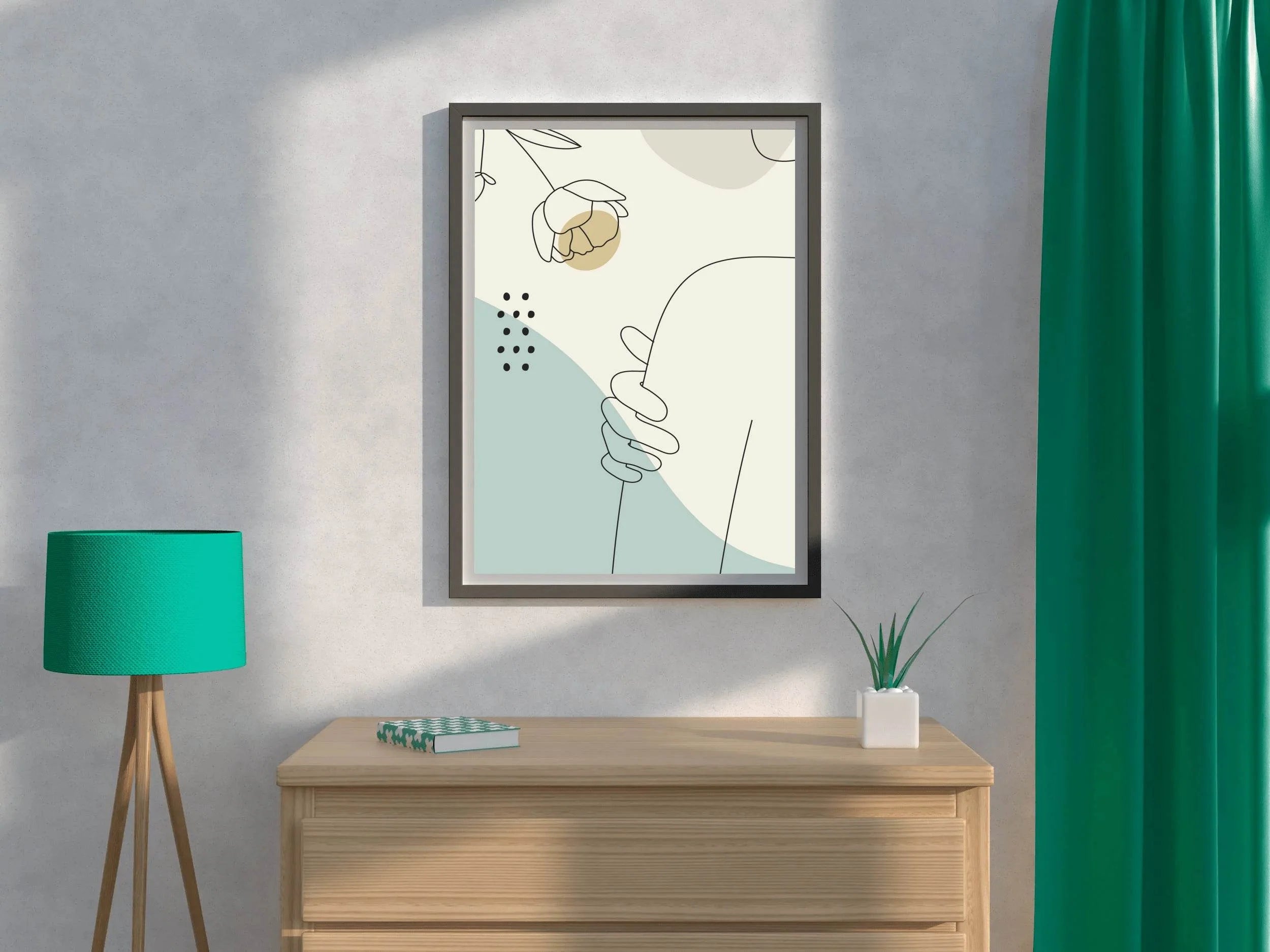 Emotional Woman Painting Wall Art - beink online art store