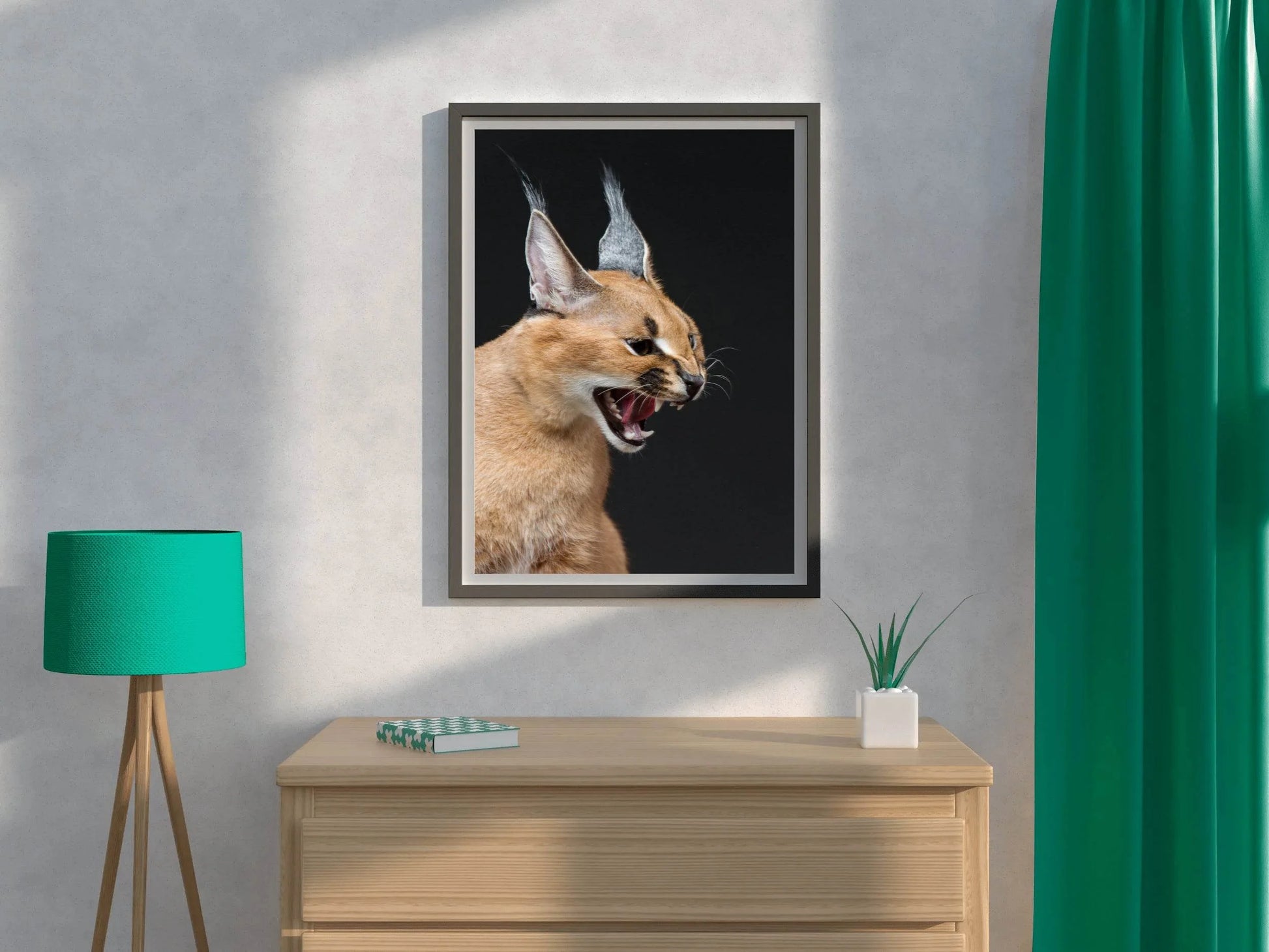 Caracal Wild Cat Animal Wall Art - beink online art store