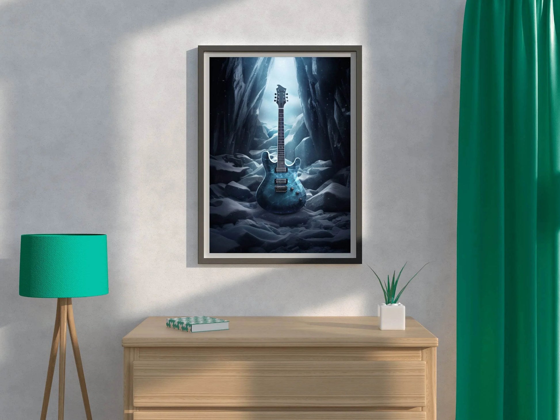 Ice Age Violin Wall Art - beink online art store