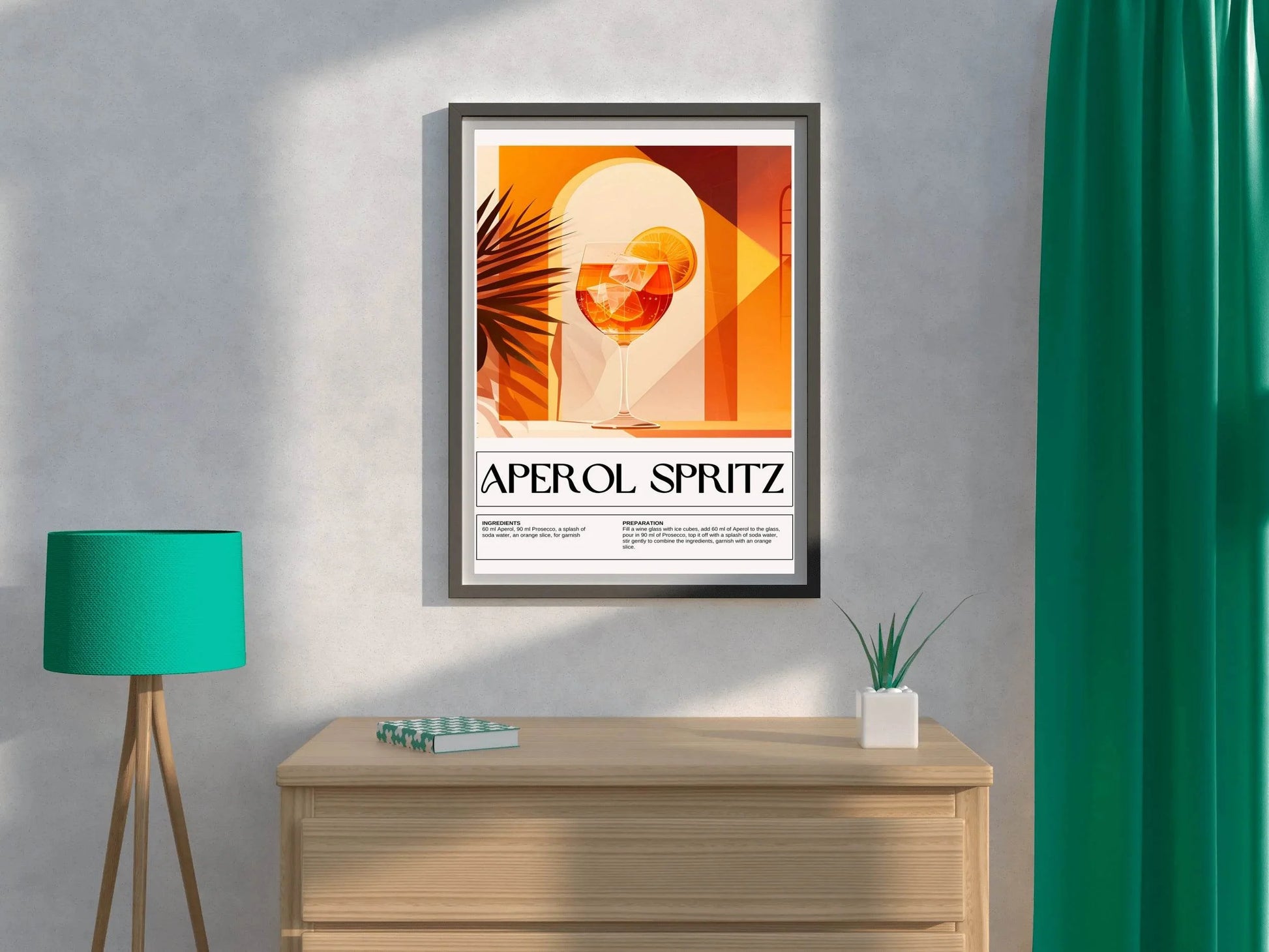 Cool Summer Cocktail Wall Art - beink online art store