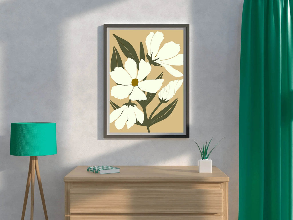Beautiful Narcissus Flowers Wall Art - beink online art store