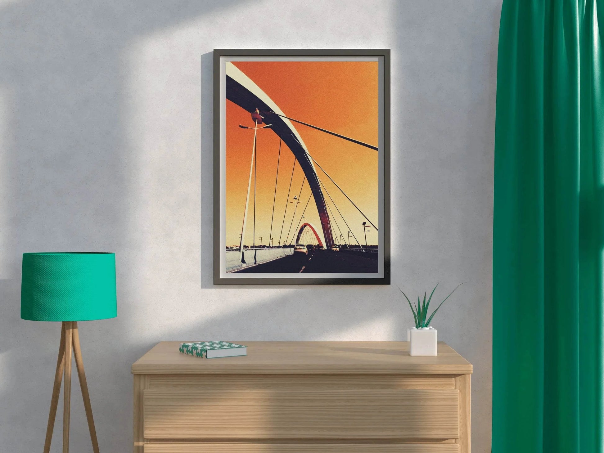 Sunset at the Bridge Wall Art - beink online art store