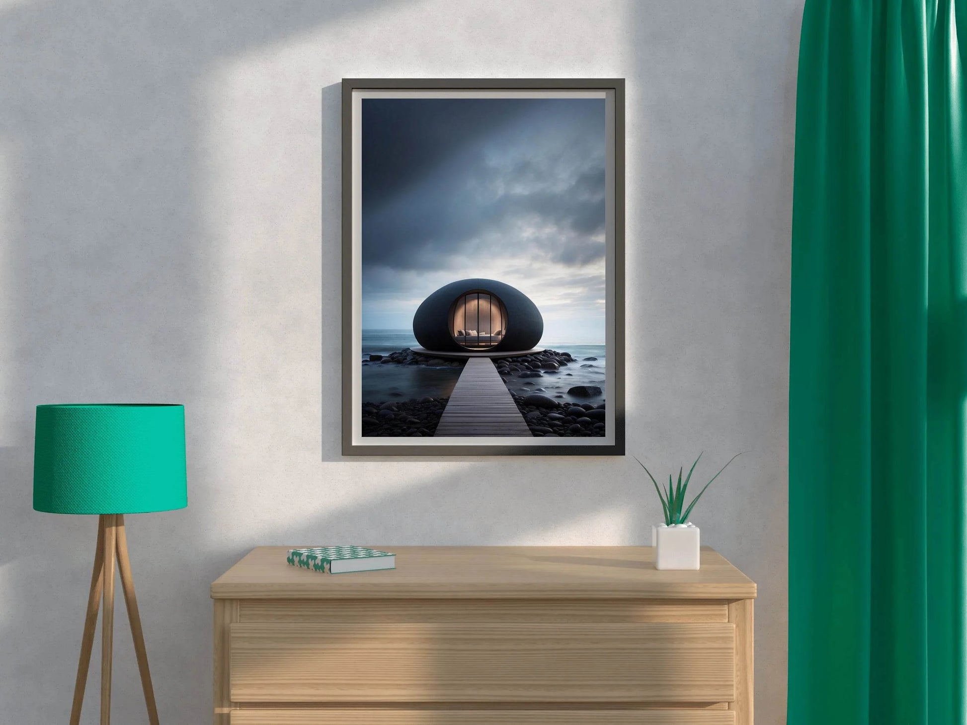 Luxury Beach Cottage Wall Art - beink online art store
