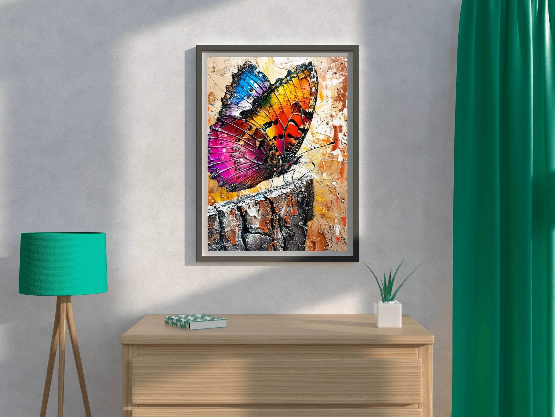 Colorful Butterfly Painting Wall Art - beink online art store