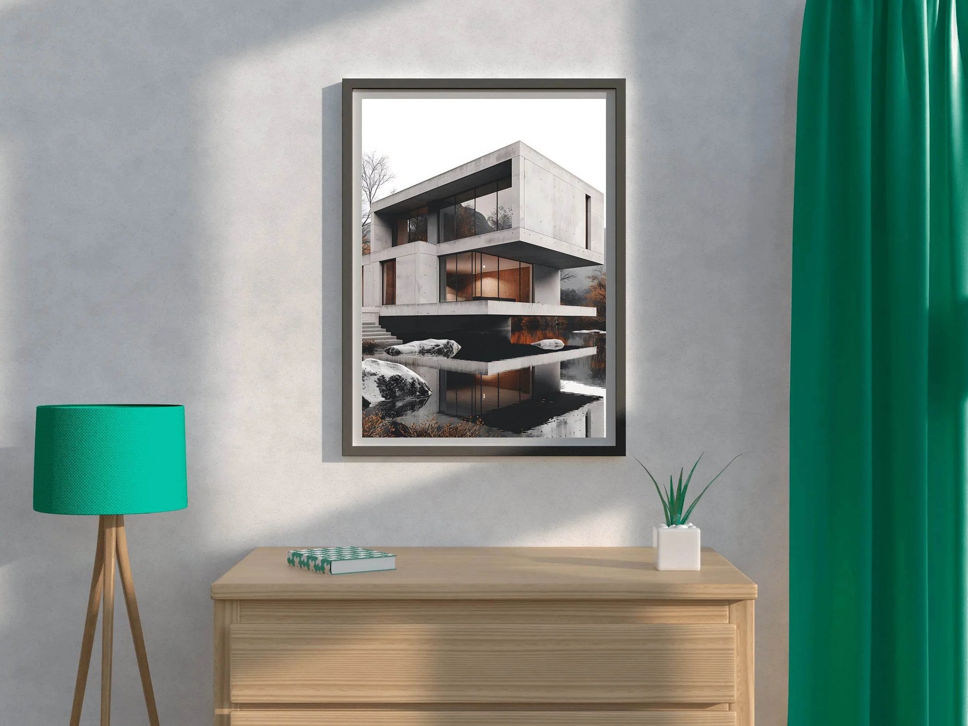 Luxury Terraced House Wall Art - beink online art store