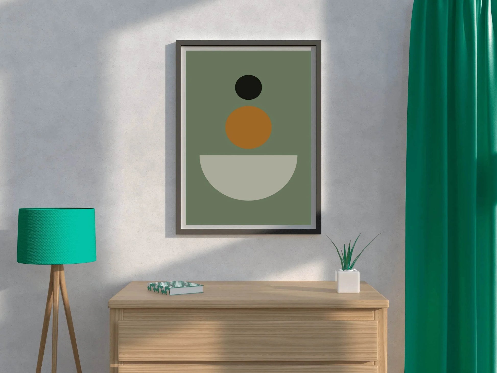 Geometric Shape Abstract Wall Art - beink online art store