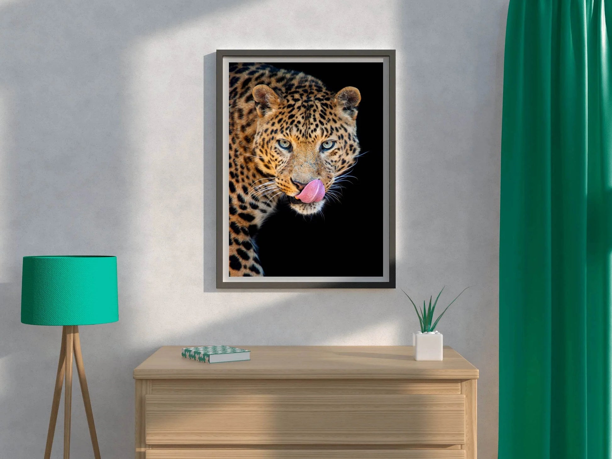 Amur Leopard Animal Wall Art - beink online art store