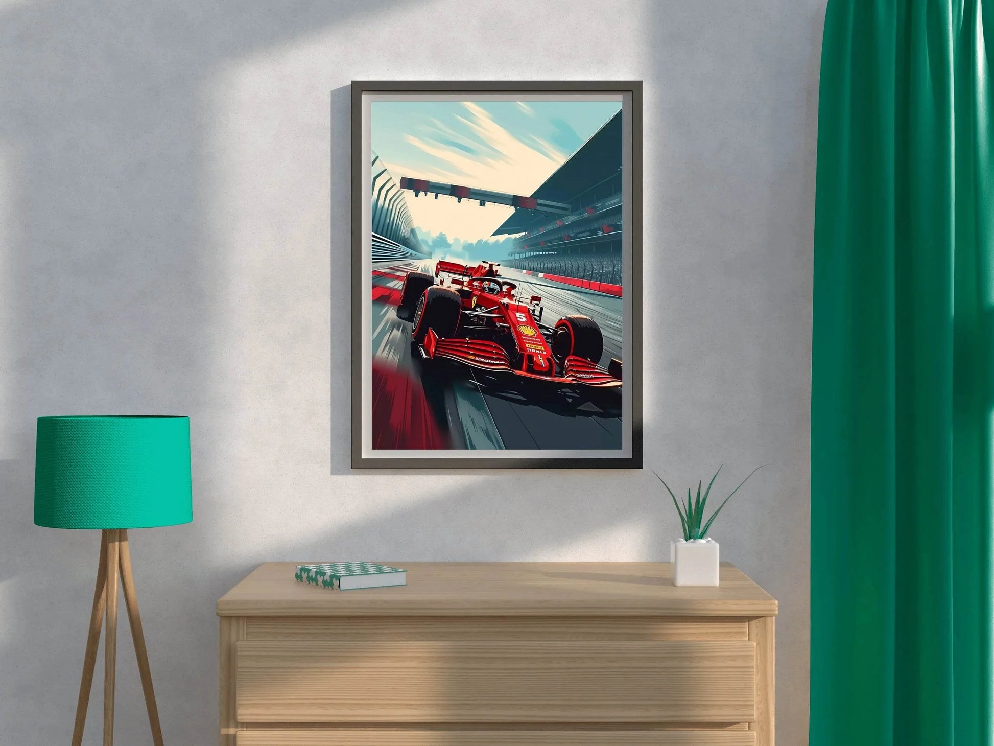 Formula 1 Rally Modern Wall Art - beink online art store