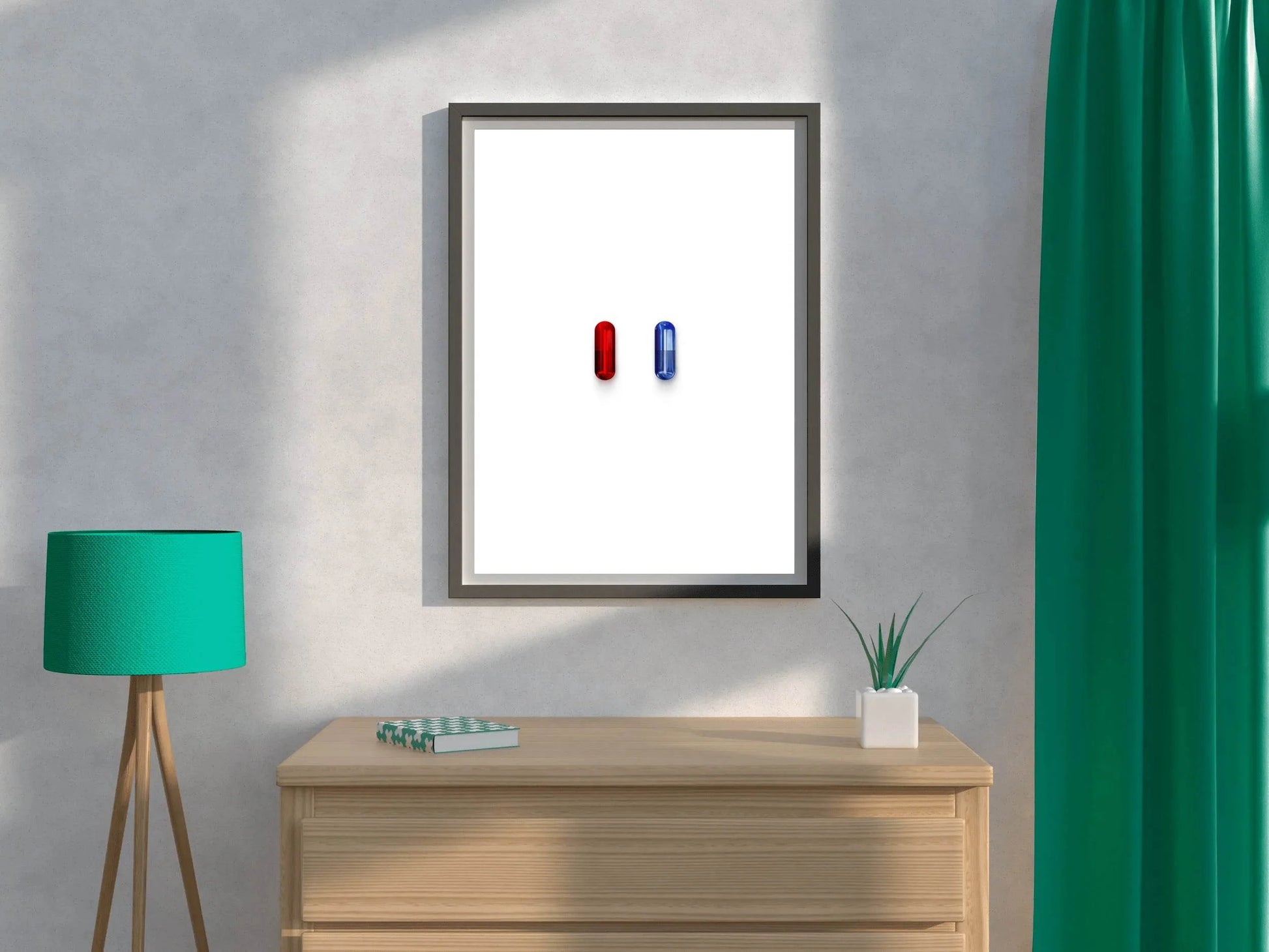 THE MATRIX Red and Blue Pill Wall Art - beink online art store