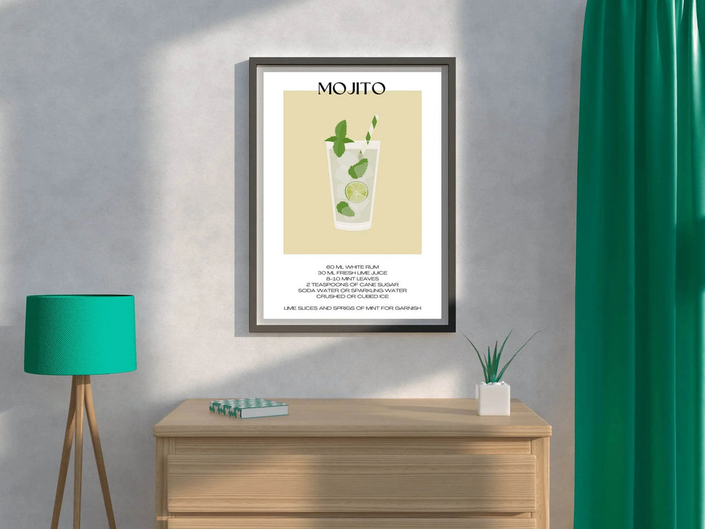 Mojito Drink Wall Art - beink online art store