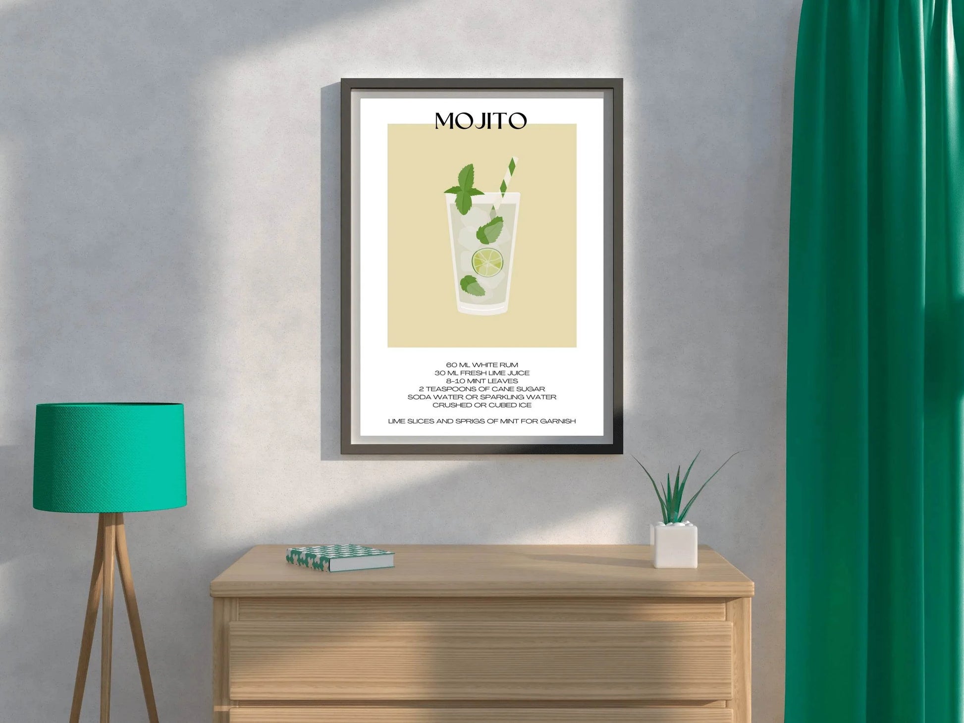 Mojito Drink Wall Art - beink online art store