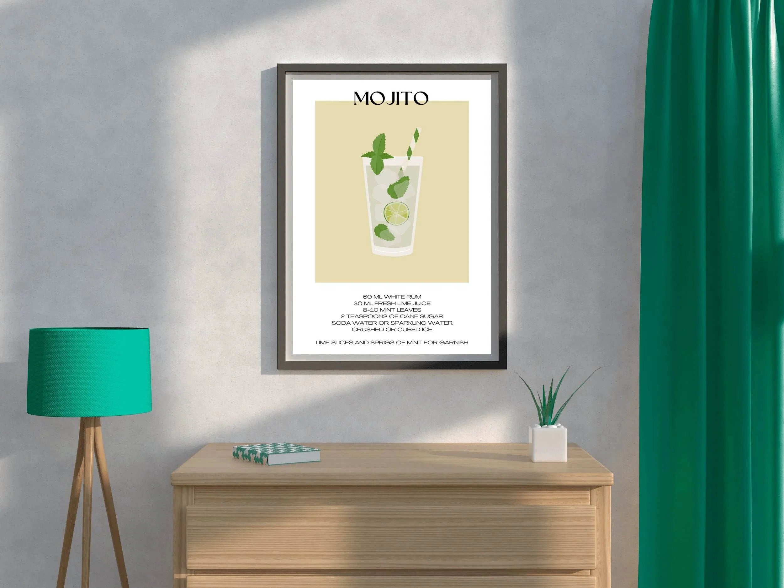 Mojito Drink Wall Art - beink online art store