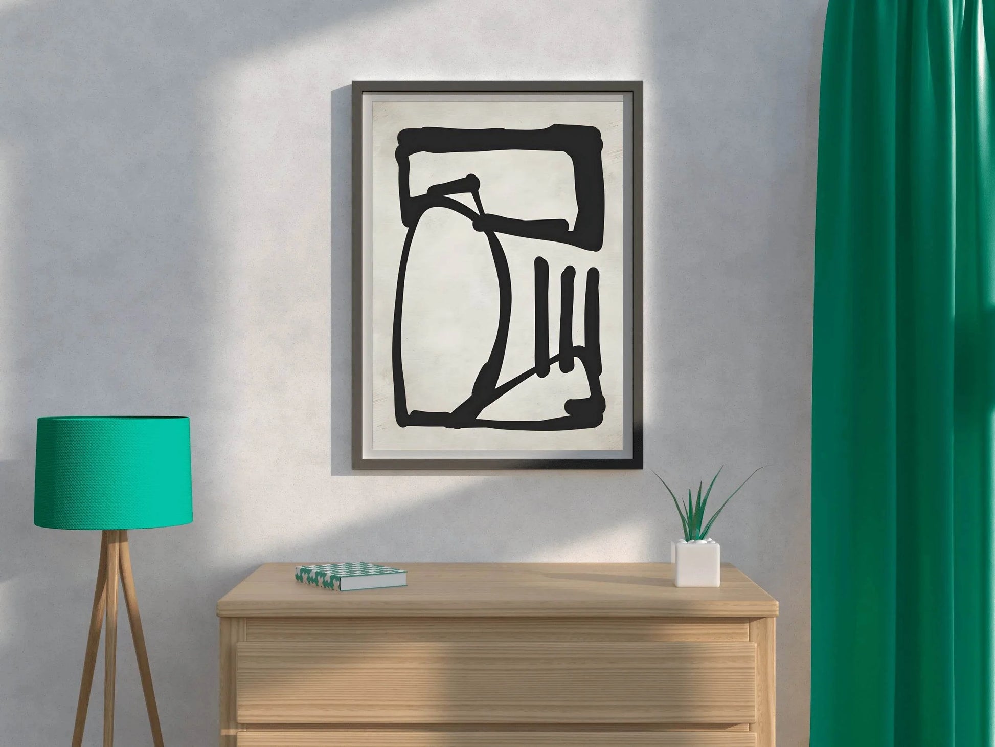 Geometric Glimpse Modern Wall Art - beink online art store