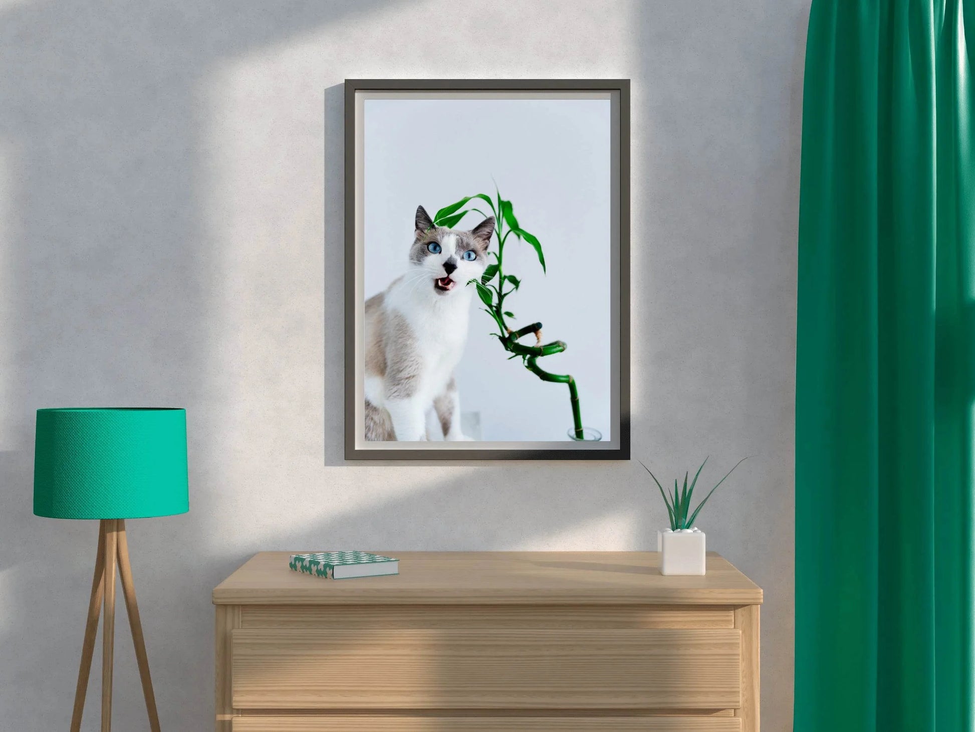 Siamese Cat Animal Wall Art - beink online art store