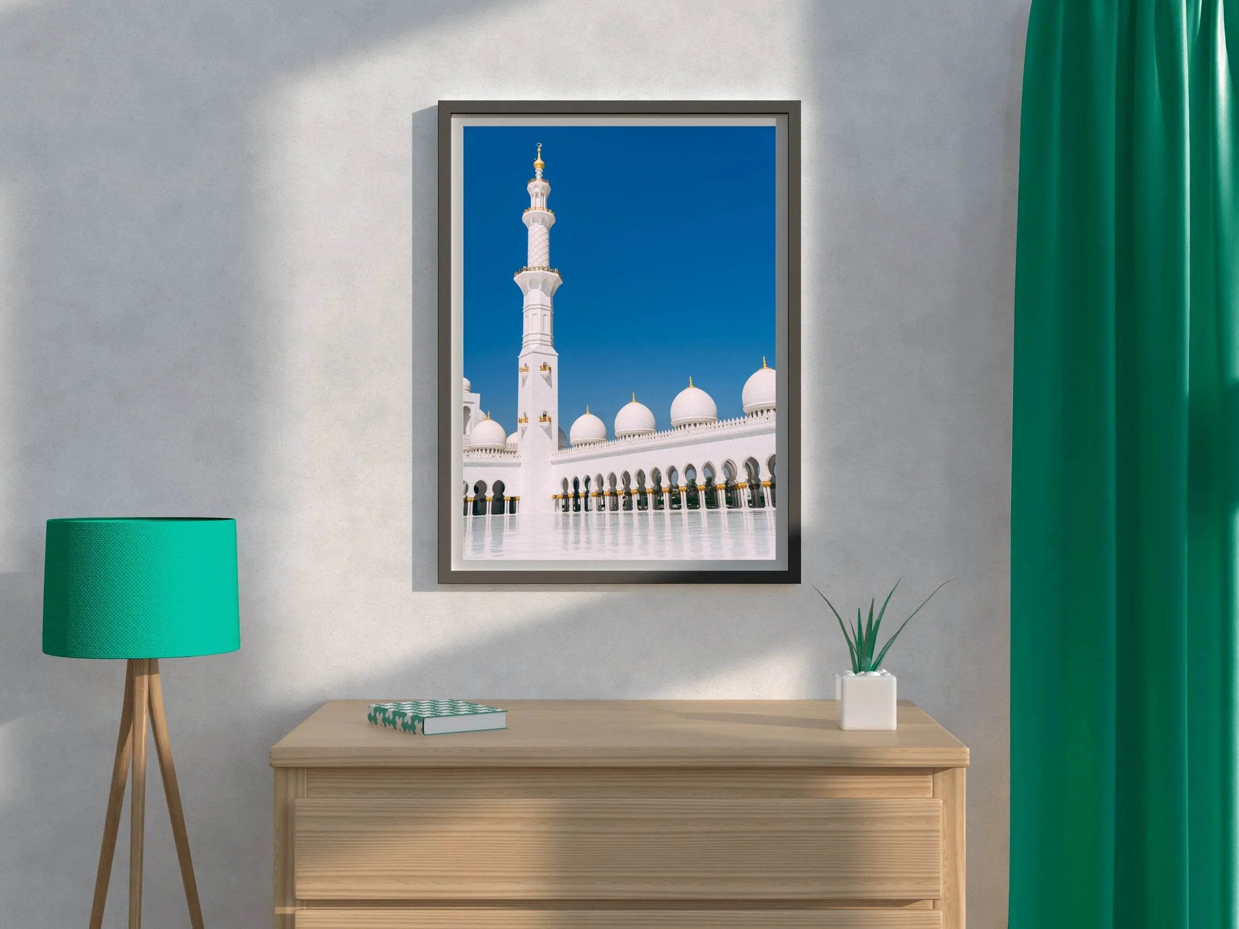 White Dome Against Blue Sky Wall Art - beink online art store