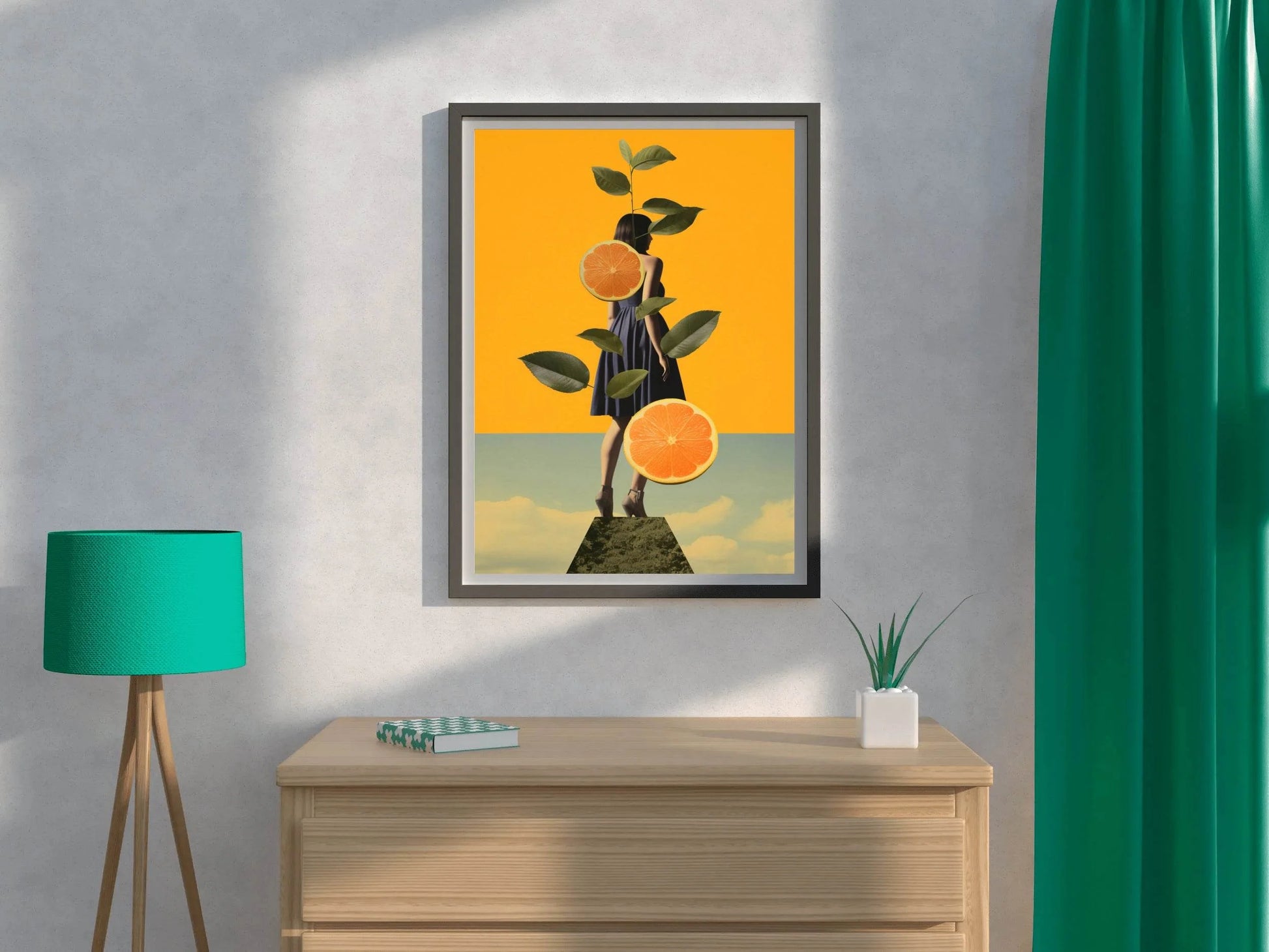 Modern Elegant Lady Abstract Wall Art - beink online art store