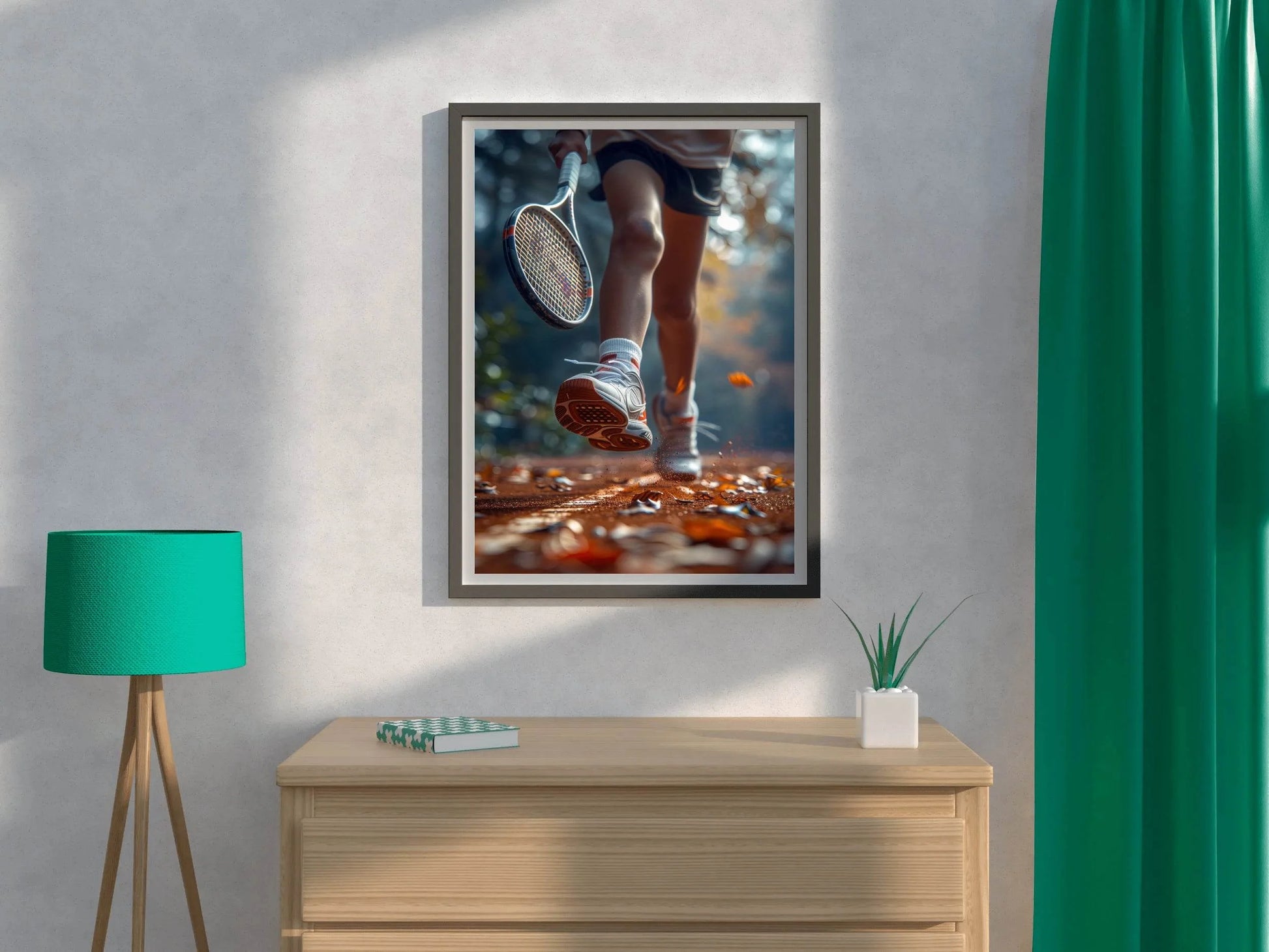 Sports Shoes For Tennis Wall Art - beink online art store