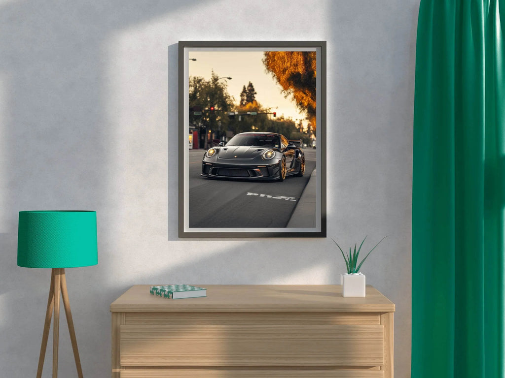 Porsche 718 Cayman Wall Art - beink online art store