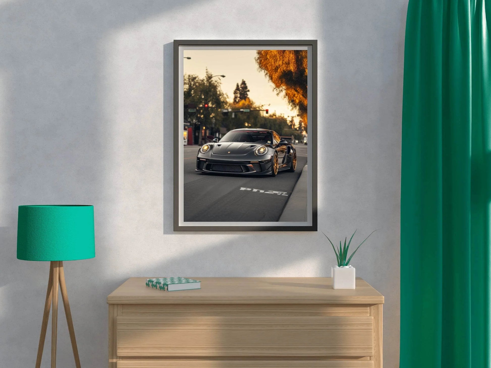 Porsche 718 Cayman Wall Art - beink online art store