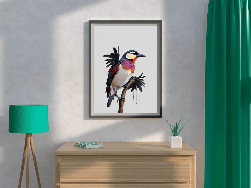 Colorful Bird Wall Art - beink online art store