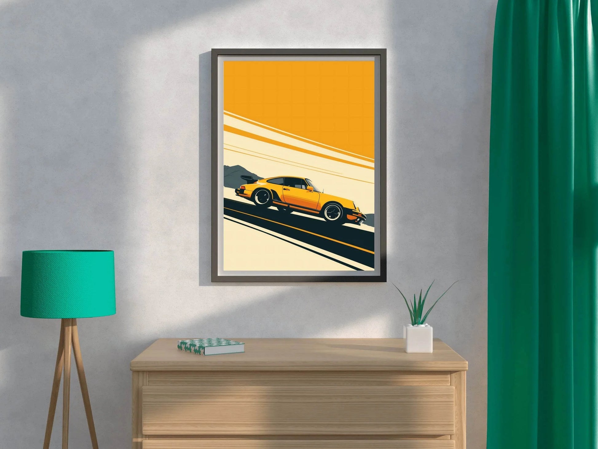Porsche 911 GTR Sport Wall Art - beink online art store
